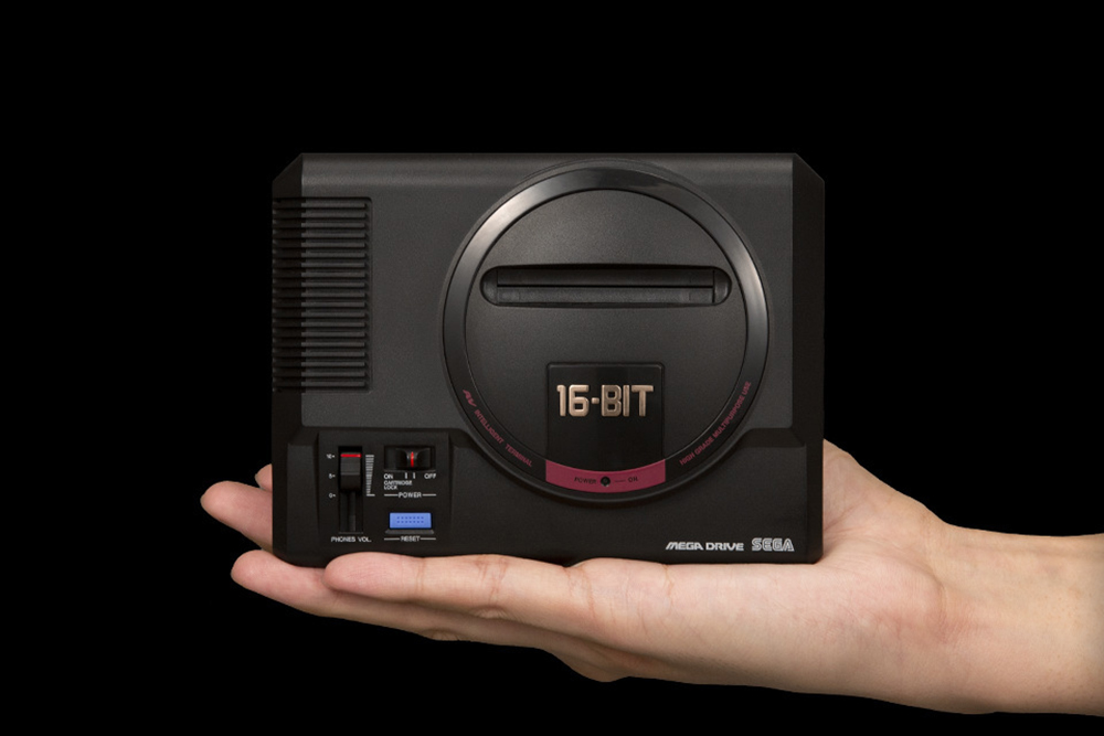 任天堂曾經的最大對手、16位元時代的經典家用遊戲主機：SEGA Mega Drive（mini）！