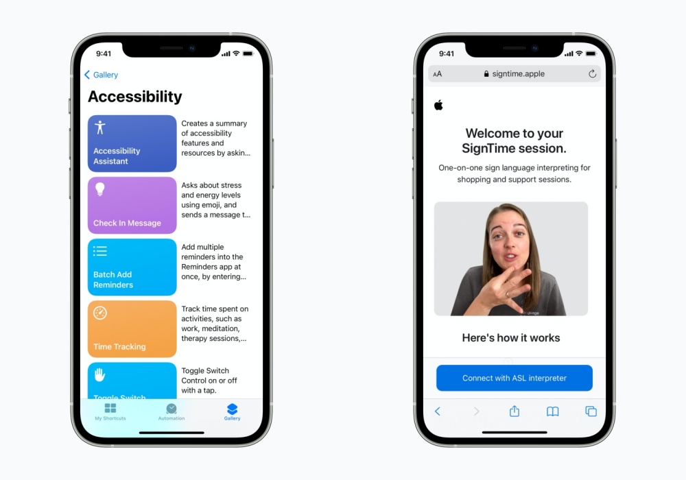 蘋果打造SignTime服務，讓聽障者能隨時聯繫手語翻譯人員！