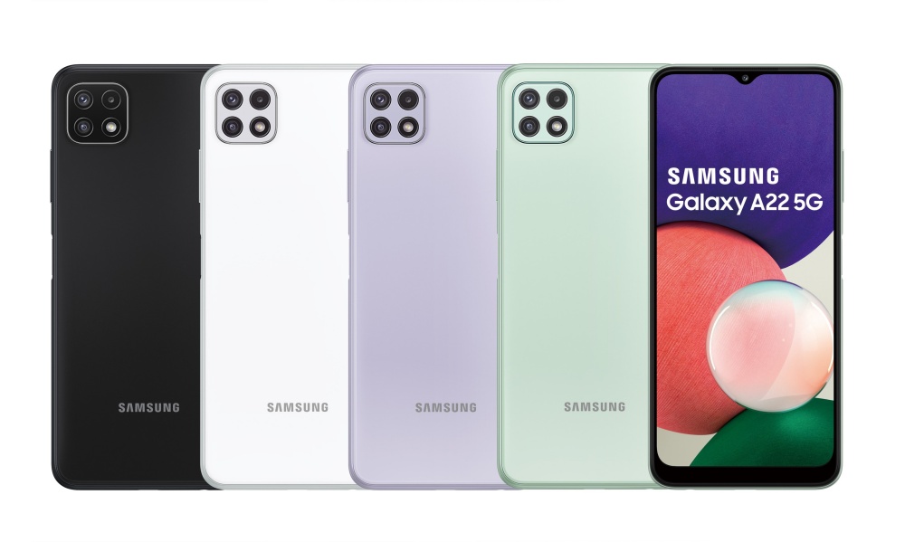 三星更入門定位的5G連網手機Galaxy A22 5G登台！